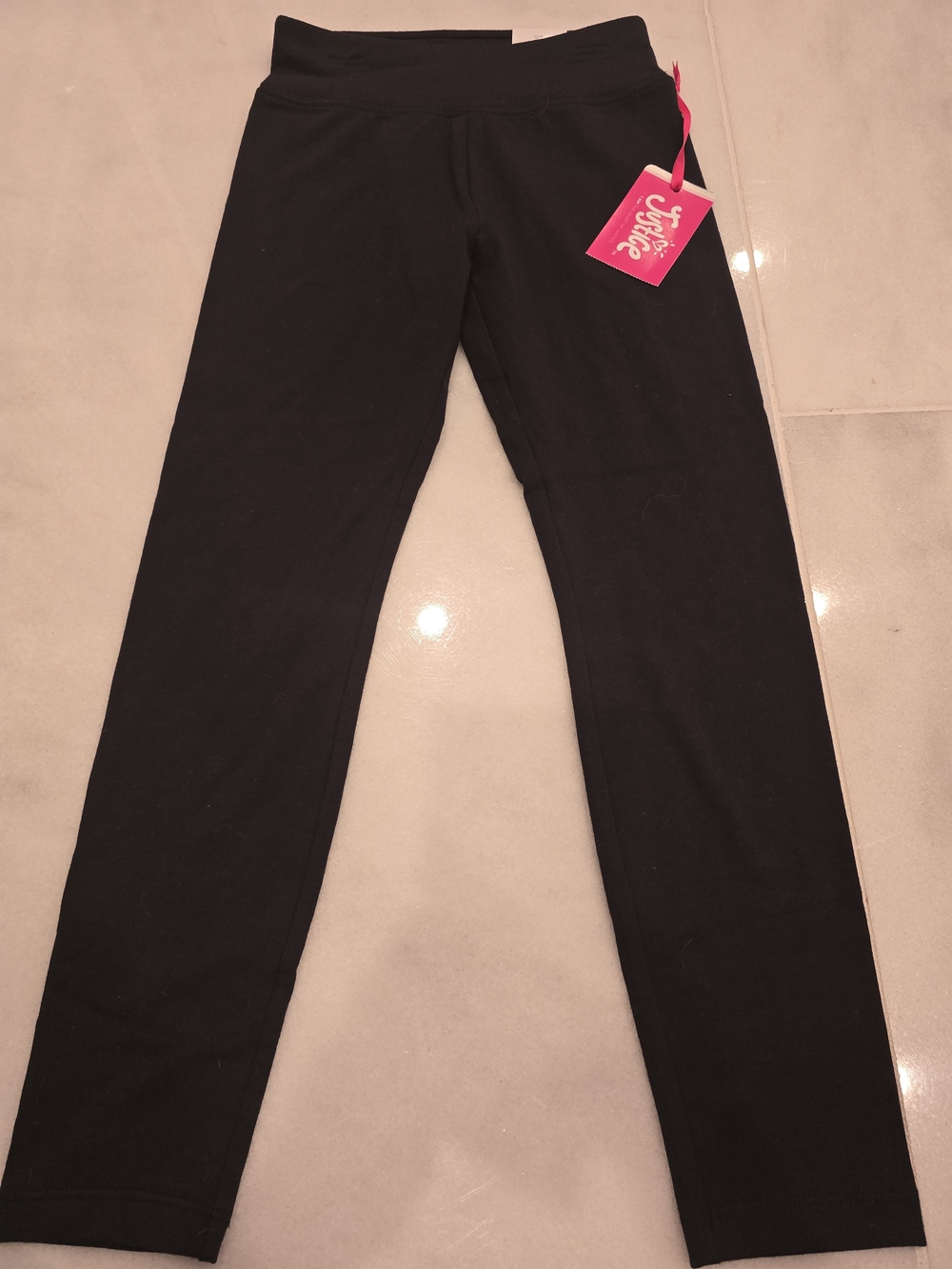 Girls' Black Stretch Leggings - Justice